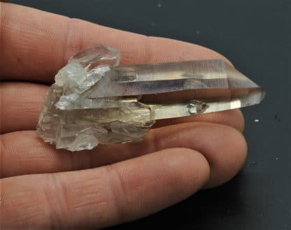 Quartz fumé, Lac Blanc, Alpe d’Huez, Oisans, Isère.