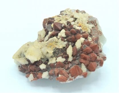 Quartz hématoïde et Calcite, L’Argentolle, Saône-et-Loire, Morvan.