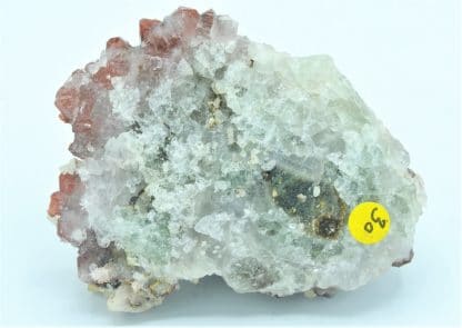Quartz hématoïde et Calcite, L’Argentolle, Saône-et-Loire, Morvan.