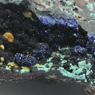 Azurite, Le Moulinal, Paulinet, Tarn.