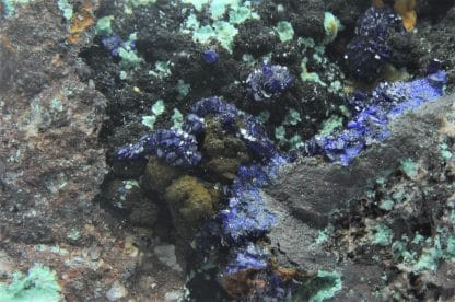 Azurite, Le Moulinal, Paulinet, Tarn.