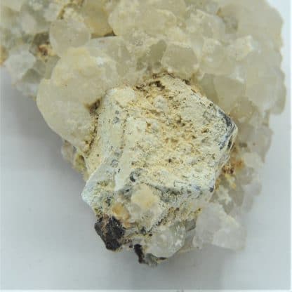 Galène, quartz et hydroxyapatite, L’Argentolle, Saône-et-Loire.