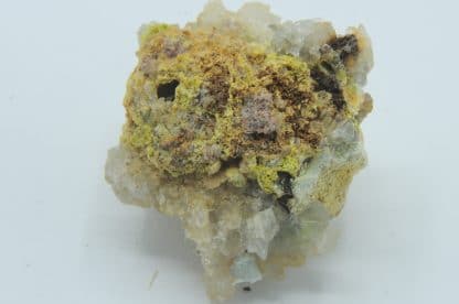 Galène, pyromorphite, et hydroxyapatite, L’Argentolle, Saône-et-Loire.