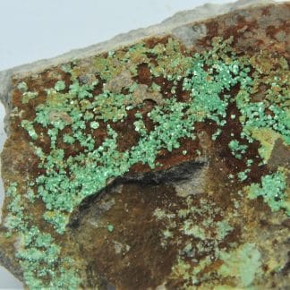 Zeunerite, Rabejac, Le Puech, Lodève, Hérault.