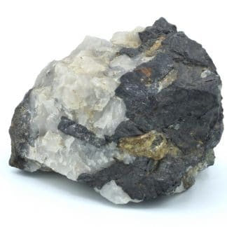 Wolframite et quartz, Puy-les-Vignes, Saint-Léonard-de-Noblat, Haute-Vienne.