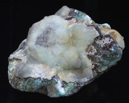 Smithsonite, mine de Mas Lacombe, Saint-Laurent-le-Minier, Gard.