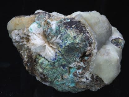 Smithsonite, mine de Mas Lacombe, Saint-Laurent-le-Minier, Gard.