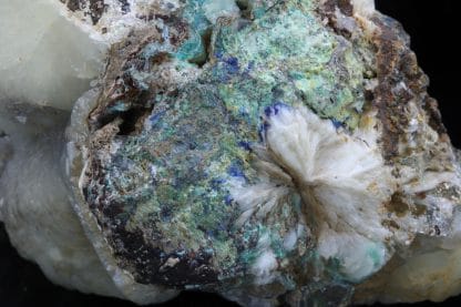 Smithsonite, mine de Mas Lacombe, Saint-Laurent-le-Minier, Gard.