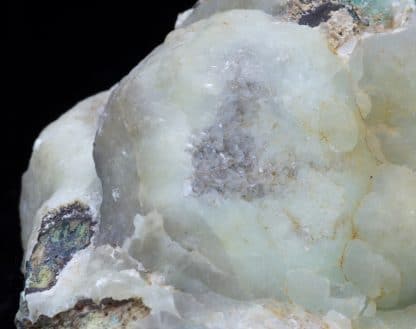 Smithsonite, mine de Mas Lacombe, Saint-Laurent-le-Minier, Gard.