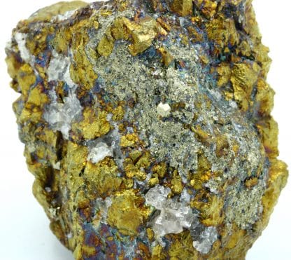 Chalcopyrite, gisement de Laguépie, Tarn-et-Garonne, France.