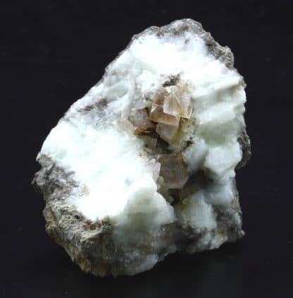 Fluorine en cristaux et calcite, Propiac, Drôme.