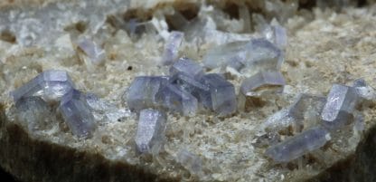 Apatite bleue, Tréguennec, Finistère, Bretagne.