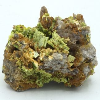 Autunite, Kerler, Lignol, Morbihan, Bretagne.