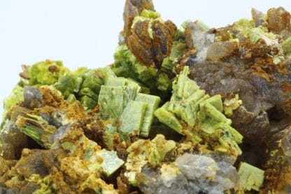 Autunite, Kerler, Lignol, Morbihan, Bretagne.