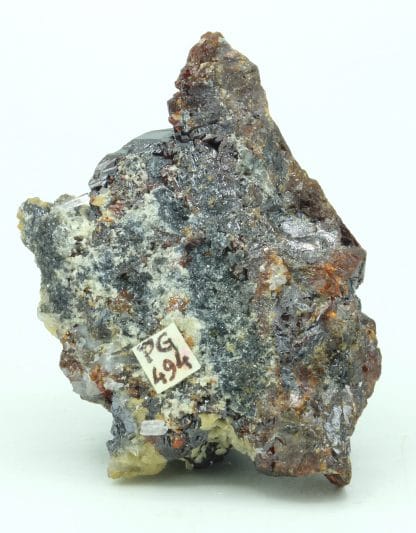 Sphalérite (Blende) et Sidérite, La Mure, Isère.