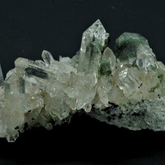 Quartz chloriteux et Sidérite, Grand Pic de la Lauzière, Savoie.