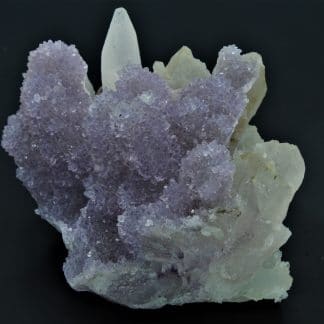 Quartz Améthyste et Calcite, Brésil.