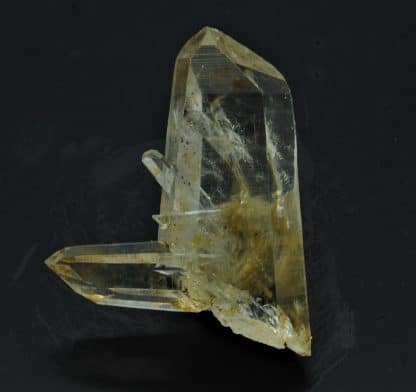 Quartz en macle du Japon / La Gardette, Les Rivoirands, Vizille, Isère.