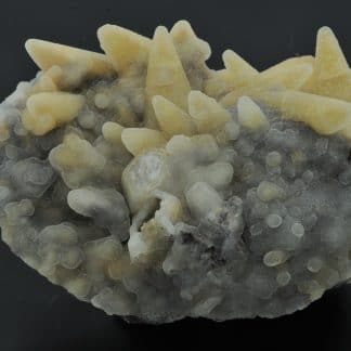 Pseudomorphose de Calcite en Fluorine, Mine des Porres, Var.