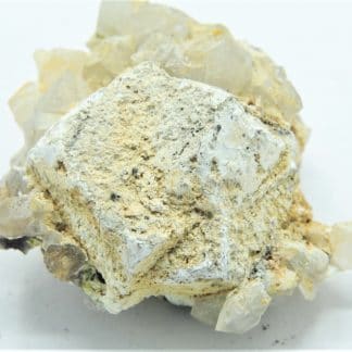 Galène, pyromorphite, et hydroxyapatite, L’Argentolle, Saône-et-Loire.