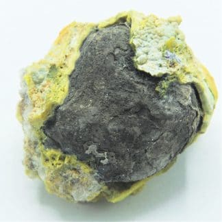 Galène, pyromorphite, et hydroxyapatite, L’Argentolle, Saône-et-Loire.