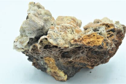 Sphalérite (blende) et pseudomorphose de Smithsonite, Vaulnaveys, Isère.