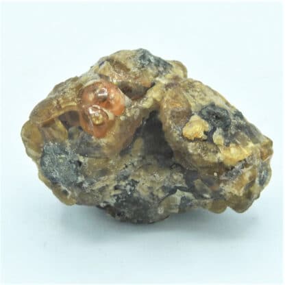 Plumbogummite, mine de Huelgoat, Finistère, Bretagne.