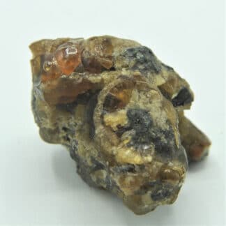 Plumbogummite, mine de Huelgoat, Finistère, Bretagne.