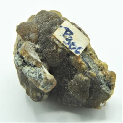 Plumbogummite, mine de Huelgoat, Finistère, Bretagne.