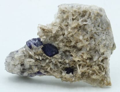 Fluorine sur Quartz, Grand-Champ, Morbihan, Bretagne.