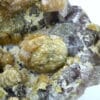 Pyromorphite sur Quartz, Les Farges, Ussel, Corrèze.