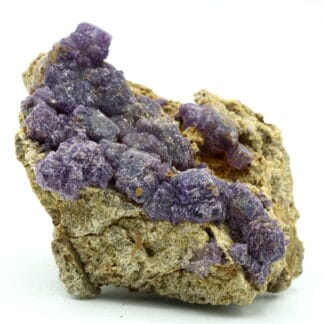 Fluorite violette de Foisches, Givet, Ardennes, Grand Est.