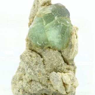 Fluorite verte cubo-octaédrique, Bois-le-Duc, Foisches, Ardennes.