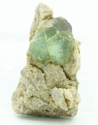 Fluorite verte cubo-octaédrique, Bois-le-Duc, Foisches, Ardennes.