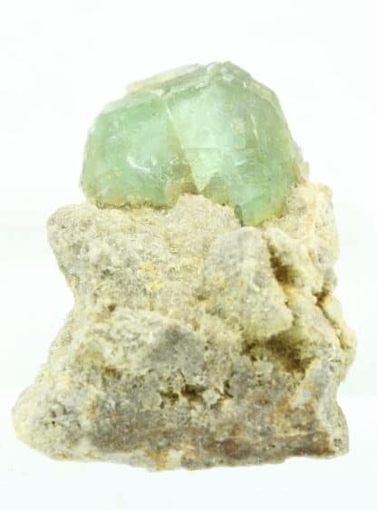 Fluorite verte cubo-octaédrique, Bois-le-Duc, Foisches, Ardennes.