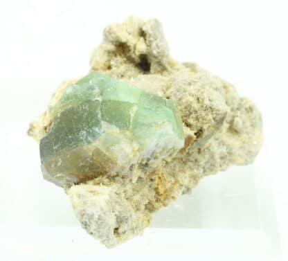 Fluorite verte cubo-octaédrique, Bois-le-Duc, Foisches, Ardennes.