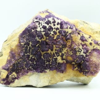 Fluorite violette, Bois-le-Duc, Foisches, Pointe de Givet, Ardennes.