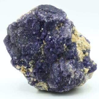 Fluorite violette, mine de Rancennes, Fromelennes, Ardennes.