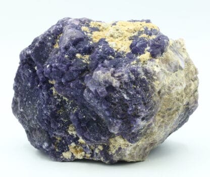 Fluorite violette, mine de Rancennes, Fromelennes, Ardennes.