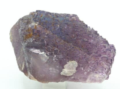 Cristal de fluorite violette, mine de Rancennes, Ardennes.