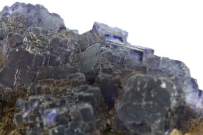 Fluorite polysynthétique violette, mine de Rancennes, Ardennes.