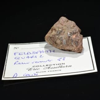 Feldspath et quartz, Remiremont, Vosges, France.