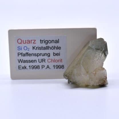 Quartz chloriteux, Tunnel Pfaffensprung, Suisse.