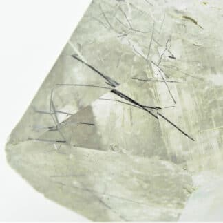 Quartz à inclusions de Ménéghinite et Stibiconite, La Lauzière, Savoie.