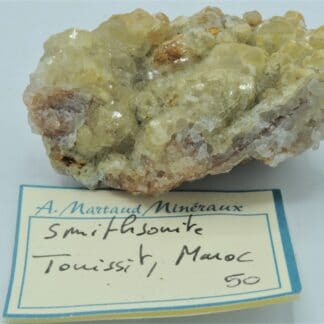 Smithsonite, Touissit, Maroc.