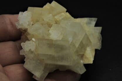 Calcite sur dolomite de la mine de Saint-Pierre-de-Mésage, Isère.