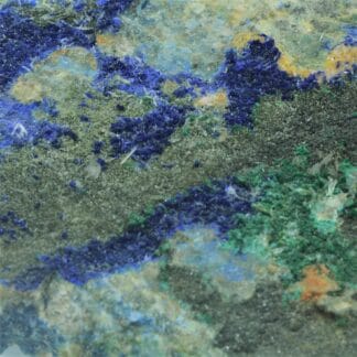 Baryte, azurite et olivénite de la mine de la Garonne (Var)