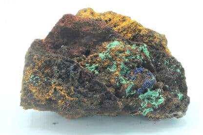 Azurite et malachite, Le Moulinal, Tarn.