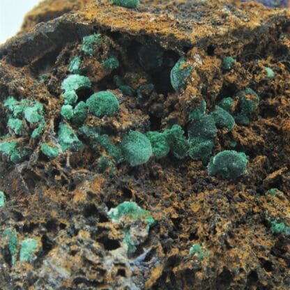 Azurite et malachite, Le Moulinal, Tarn.