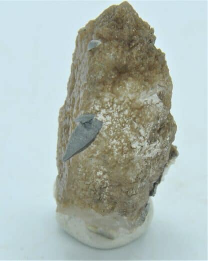 Quartz, chlorite brune et anatase, massif de la Lauzière, Savoie.